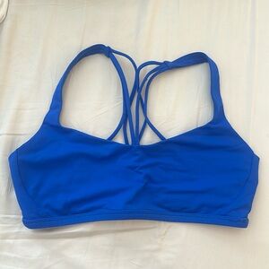 Lululemon free to be sports bra blue size 8